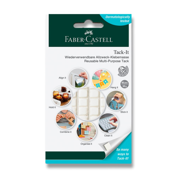 Lepicí hmota 50g snímatelná bílá, Faber Tack-it