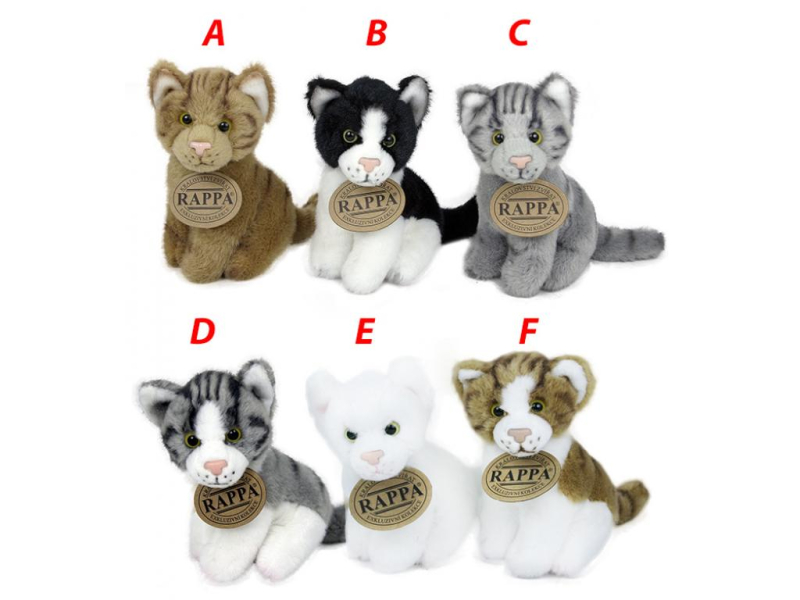 Kočka, plyšová, 6 druhů