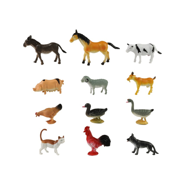 Zvířata domácí 12ks sada