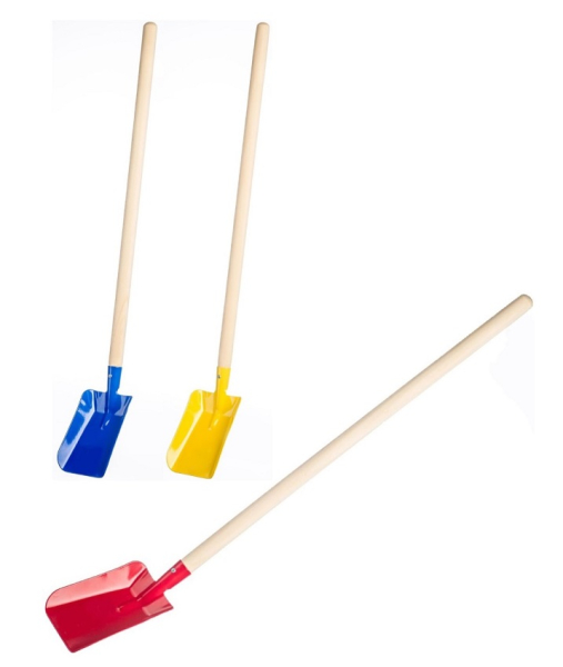 Lopata kovová s dřevěnou násadou