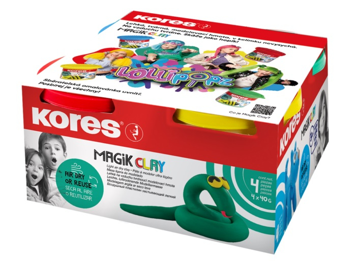 Plastelína, Kores, Magic Clay, Lollipopz