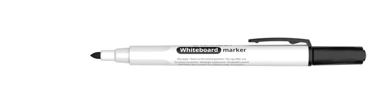 Popisovač, Centropen, 2709, stíratelný na tabulky, 1,8 mm, černý