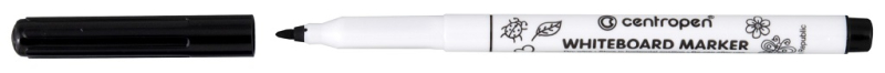 Popisovač, Centropen, 2507, na stíratelné tabulky, černý