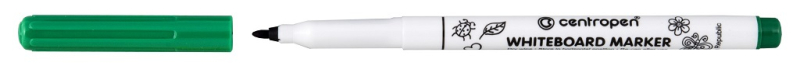 Popisovač, Centropen, 2507, na stíratelné tabulky, zelený