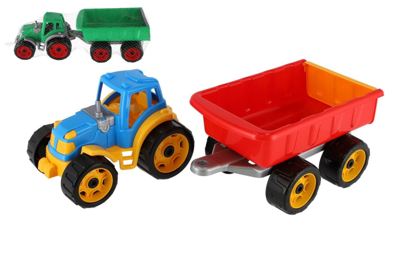 Traktor s vlekem