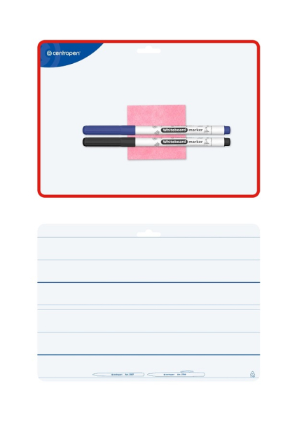 Tabulka, A4, 7719, na šířku s pomocnou linkou