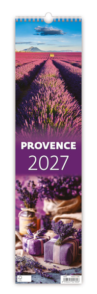 Kalendář nástěnný vázankový, Provence, Helma