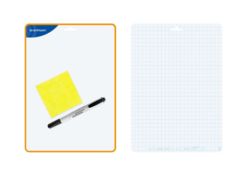 Tabulka, A4, 7779, čistá a čtvereček