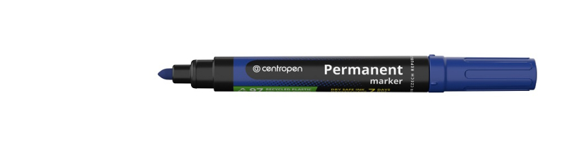 Značkovač, Centropen, 8510, 2,5 mm, permanent, nevysychavý, modrý