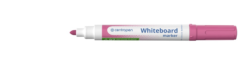Značkovač, Centropen, 8559, stíratelný, 2,5 mm, růžový