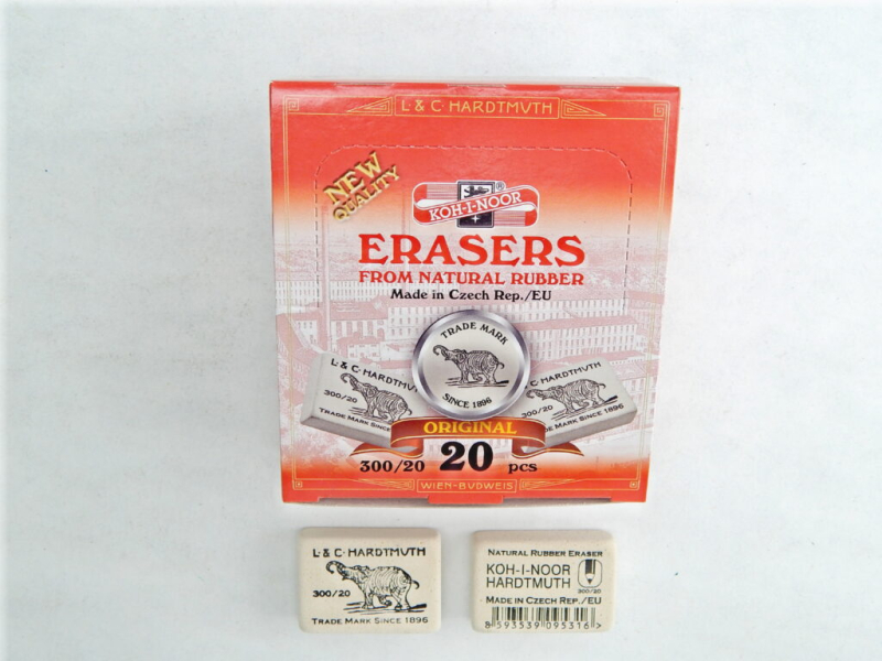 Pryž Kohinoor 300-20, měkká, bílá, motiv slon