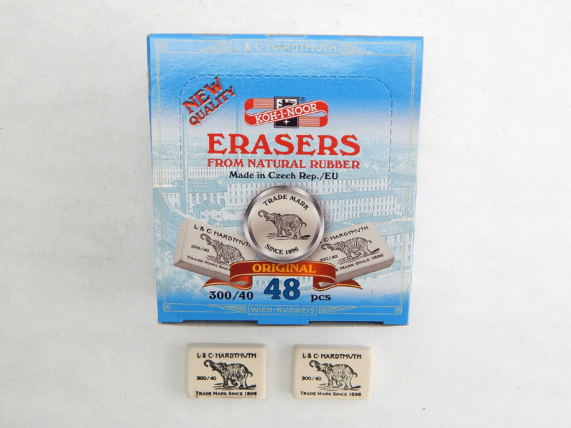 Pryž Kohinoor 300-40, měkká, bílá, motiv slon