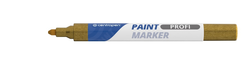Značkovač, Centropen, 9210, lakový, 4,5 mm, zlatý