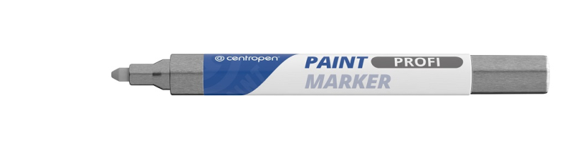 Značkovač, Centropen, 9210, lakový, 4,5 mm, stříbrný