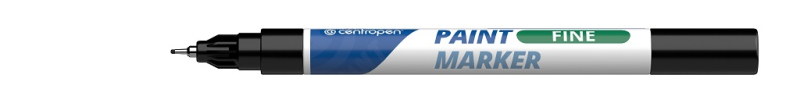 Značkovač, Centropen, 9211, lakový, 0,7 mm, černý