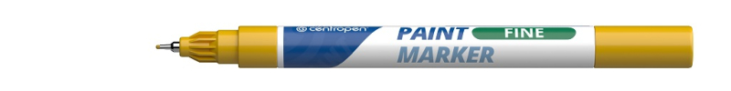 Značkovač, Centropen, 9211, lakový, 0,7 mm, žlutý