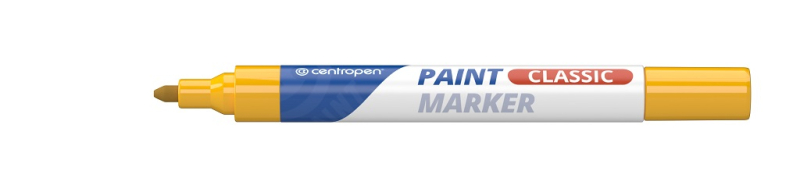 Značkovač, Centropen, 9100, lakový, 2 - 5 mm, žlutý