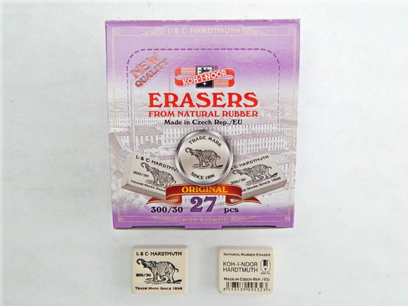 Pryž Kohinoor 300-30, měkká, bílá, motiv slon