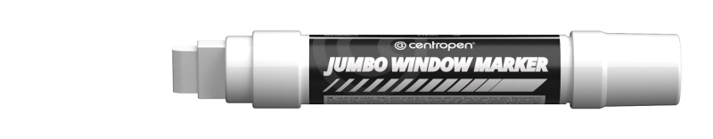 Značkovač, Centropen, 9120, křídový, 2 - 15 mm, bílý na okno