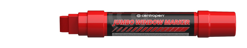 Značkovač, Centropen, 9120, křídový, 2 - 15 mm, červený