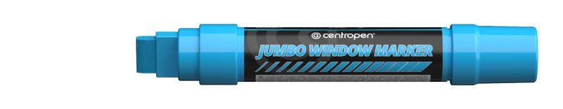 Značkovač, Centropen, 9120, křídový, 2 - 15 mm, modrý