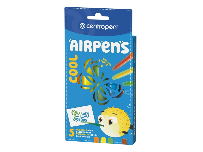 Foukací fixy, Airpens, 1500-5, Cool