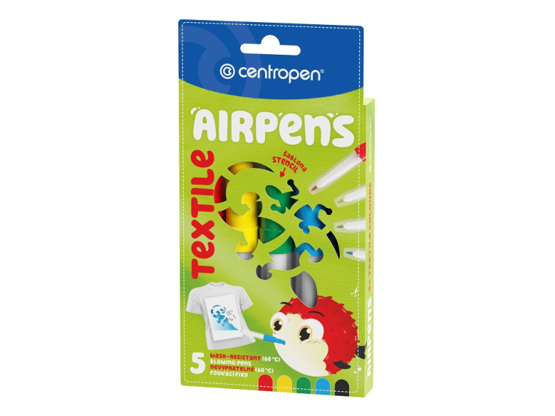 Foukací fixy AIRPENS 1539-5 na textil