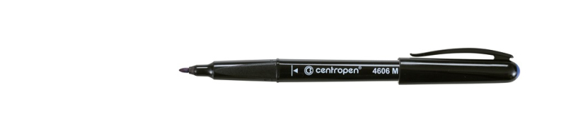Popisovač, Centropen, 4606, na CD, 1 mm, modrý