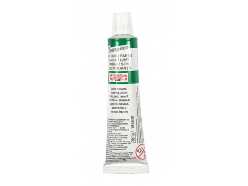 Temperová barva, 16 ml, zeleň tmavá, Kohinoor