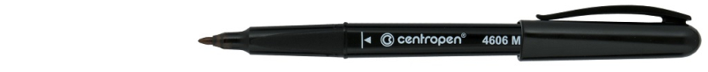 Popisovač, Centropen, 4606, na CD, 1 mm, černý