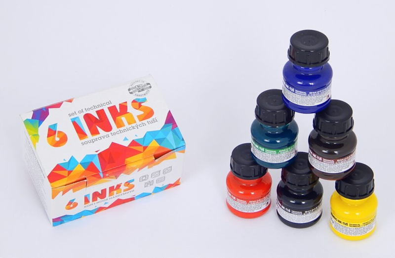 Tuš, 20g, 6 kusů, sada barev