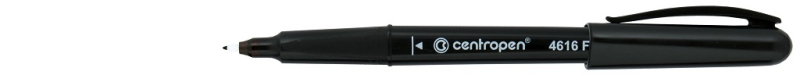 Popisovač, Centropen, 4616, na CD, 0,6 mm, černý