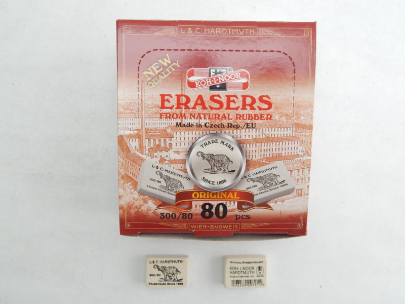 Pryž Kohinoor 300-80, měkká, bílá, motiv slon