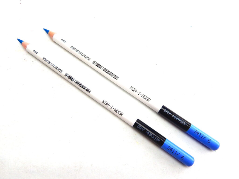 Zvýrazňovač suchý, 3411, modrý