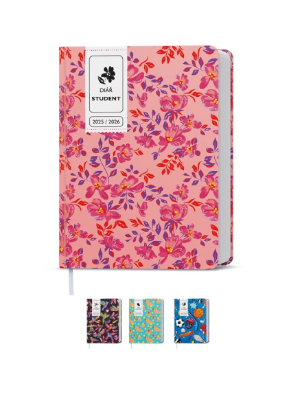 Diář školní, týdenní, Student Lamino 2025-2026, Baloušek