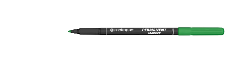 Popisovač, Centropen, 2536, permanent, světlostálý, 2 mm, zelený