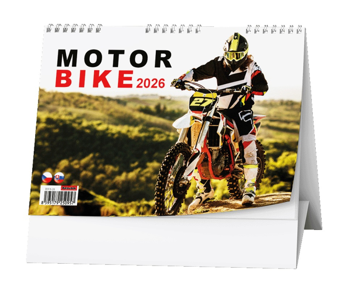 Kalendář stolní, Motorbike, Baloušek