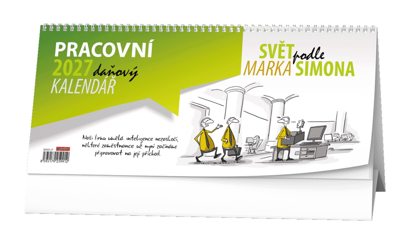 Kalendář stolní, Daňový Svět podle Marka Simona