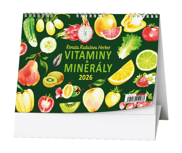 Kalendář stolní Vitamíny a minerály Renaty Raduševy Herber