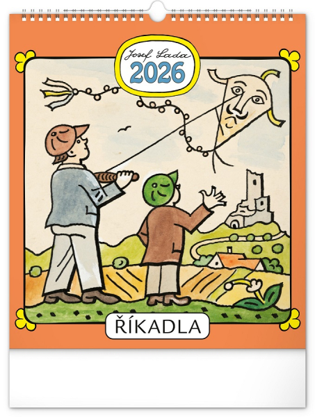 Kalendář nástěnný, Josef Lada - Říkadla, Presco Group