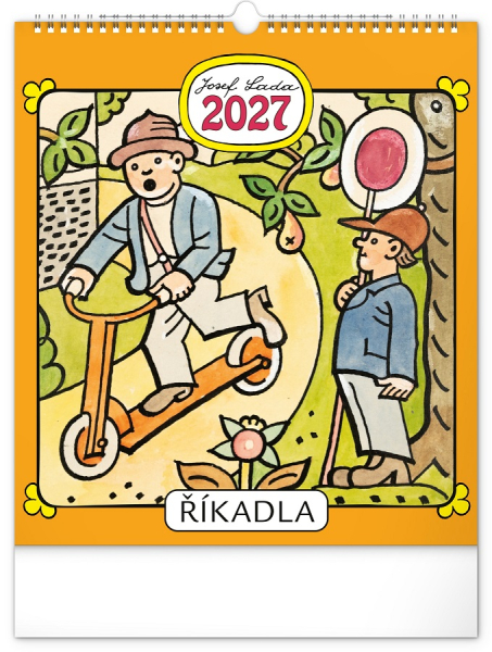 Kalendář nástěnný, Josef Lada - Říkadla, Presco Group