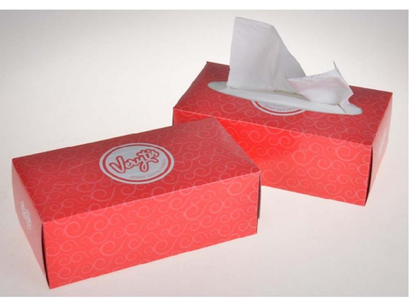 Kapesníky v krabiče, 2 vrstvé, 200 kusů