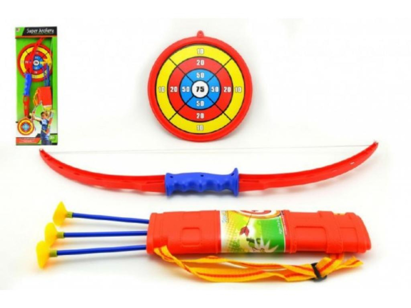 Luk, 3 šípy, terč