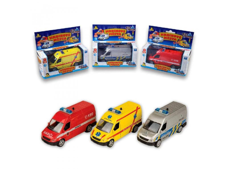 Auto záchranný sbor, 15 cm, se zvukem