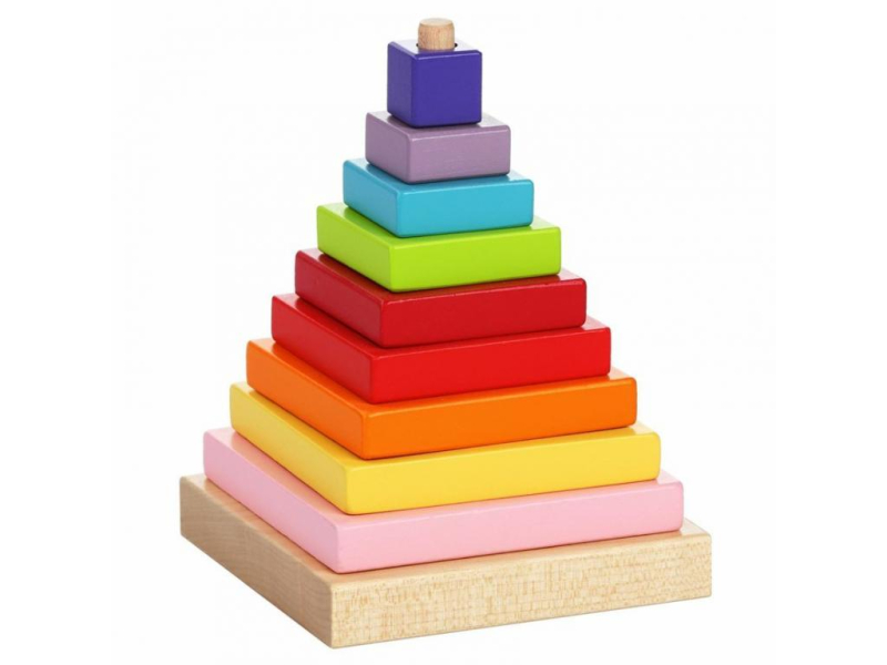 Pyramida dřevěná 9 dílů