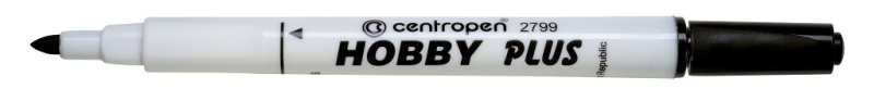 Značkovač, Centropen, 2799, Hobby plus, černý