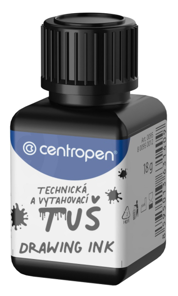 Tuš, 18 g, černá, technická