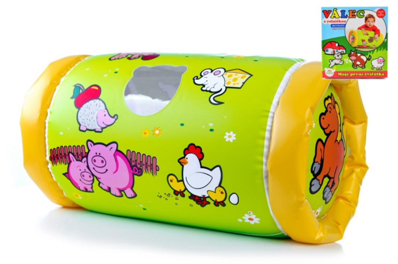 Válec s rolničkou, nafukovací, Moje první zvířátka