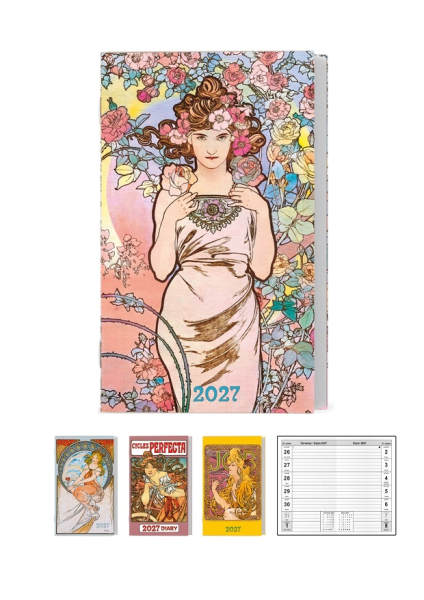 Diář týdenní, Alois, Alfons Mucha v PVC obalu