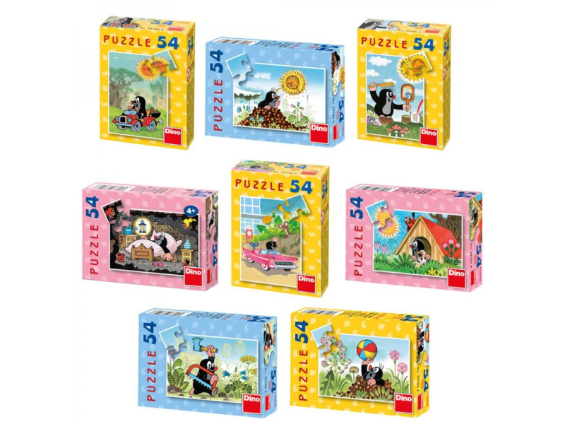Puzzle Krtek, 54 dílků